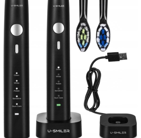 Elektryczna Szczoteczka Soniczna Do Zębów z Etui + 2 Końcówki - obrazek 3